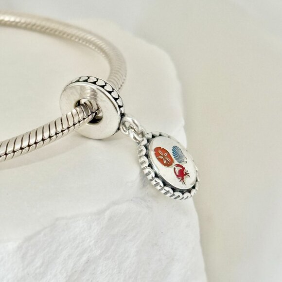 Pandora ARUBA Beach Dangle S925 Silver Charm - Picture 4 of 4